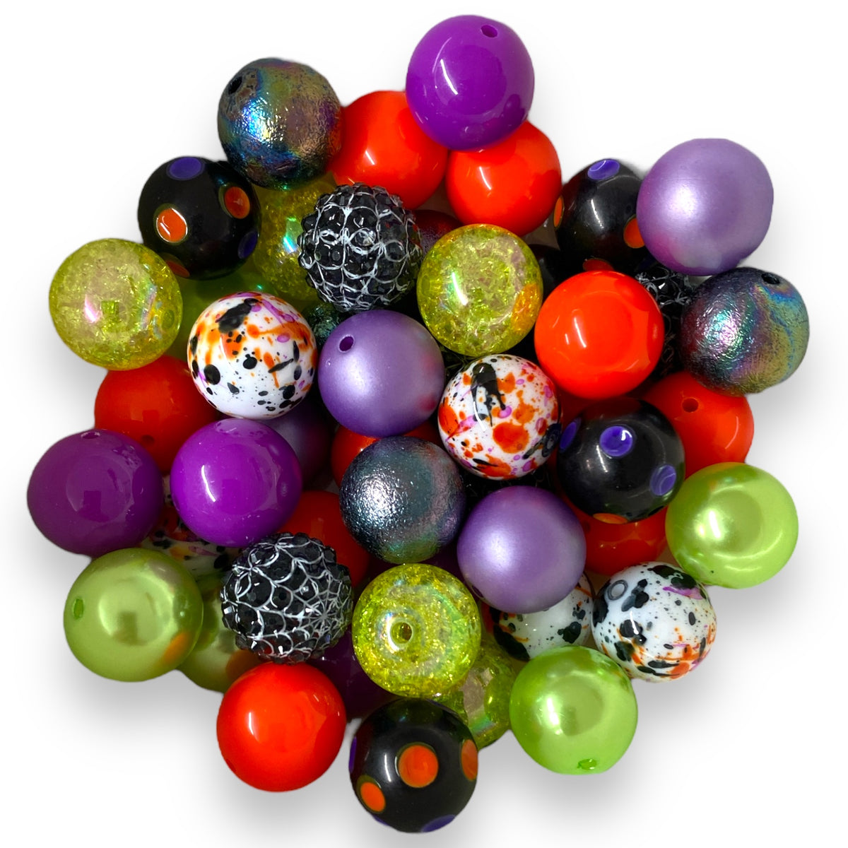 20- M66 - 20mm Halloween 2024 (50 Count) Bead Pack