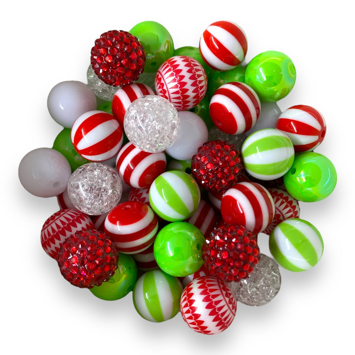 20M- 50 - 20mm Grinchy (50 Count) Bead Pack