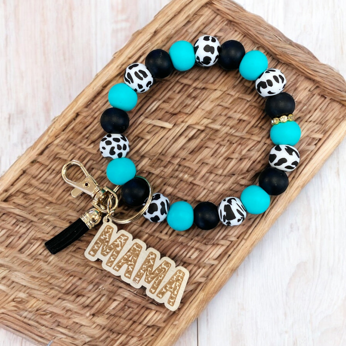 CK- 51-  "Cow Print / Mama" Wristlet Kit