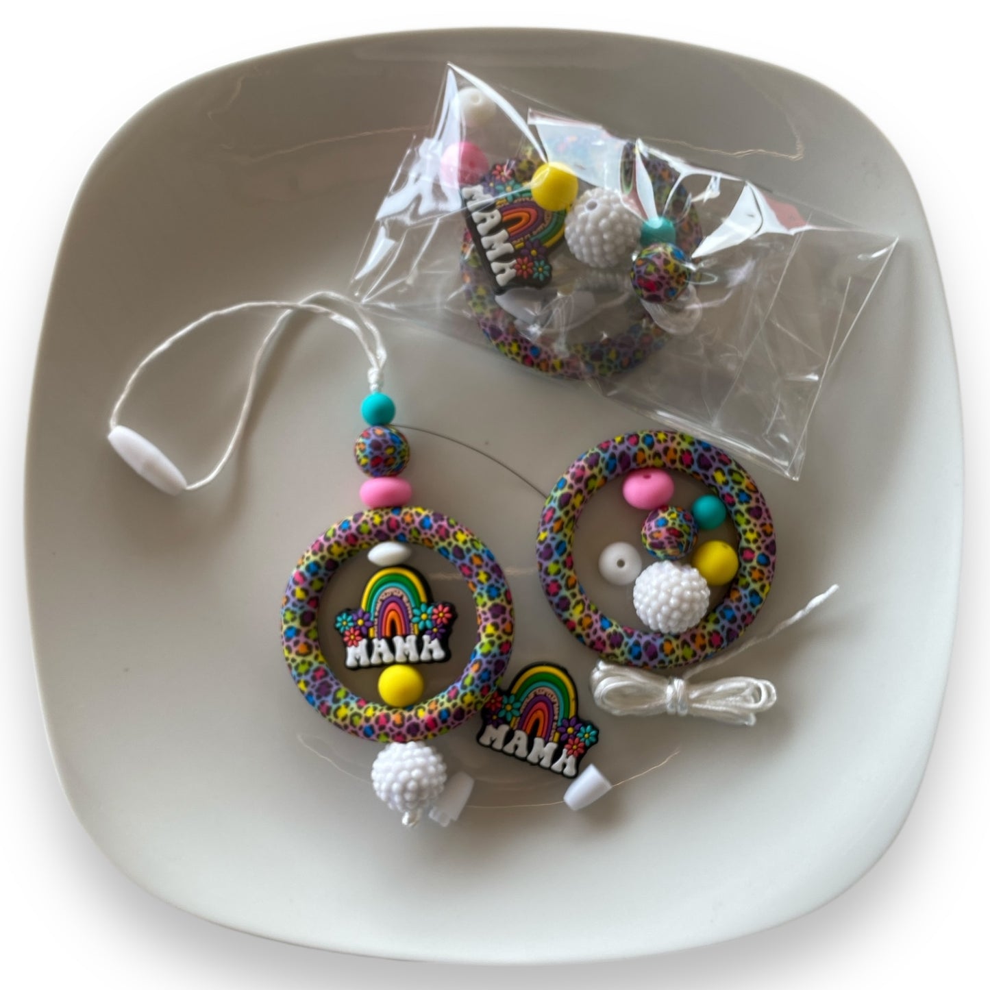 CK- 242-  Colorful Leopard Car Charm Kit