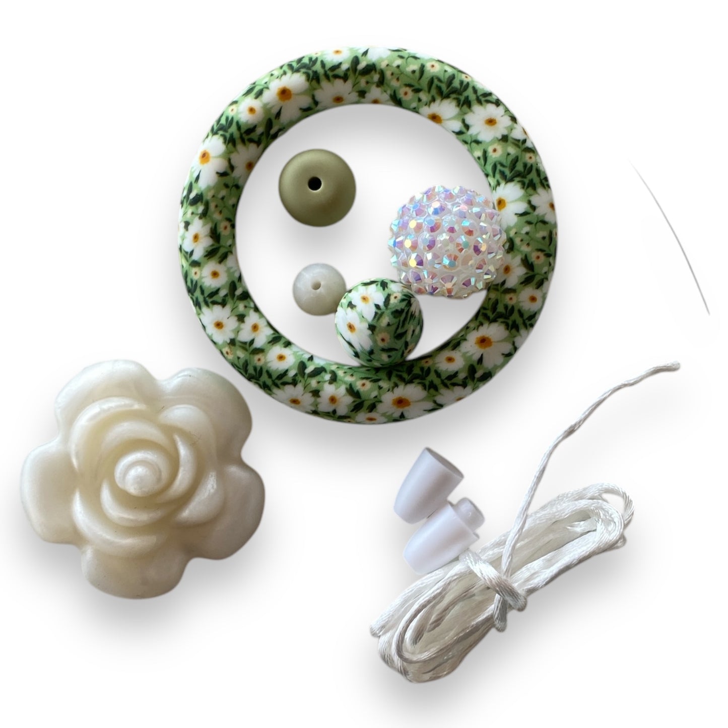 CK- 216-  Carly Floral Car Charm Kit