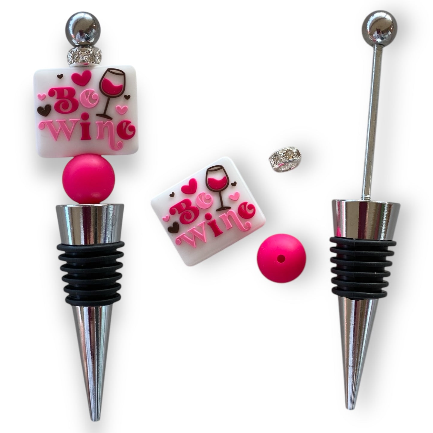 CK-257 - "Be Wine" Wine Stopper DIY Kit