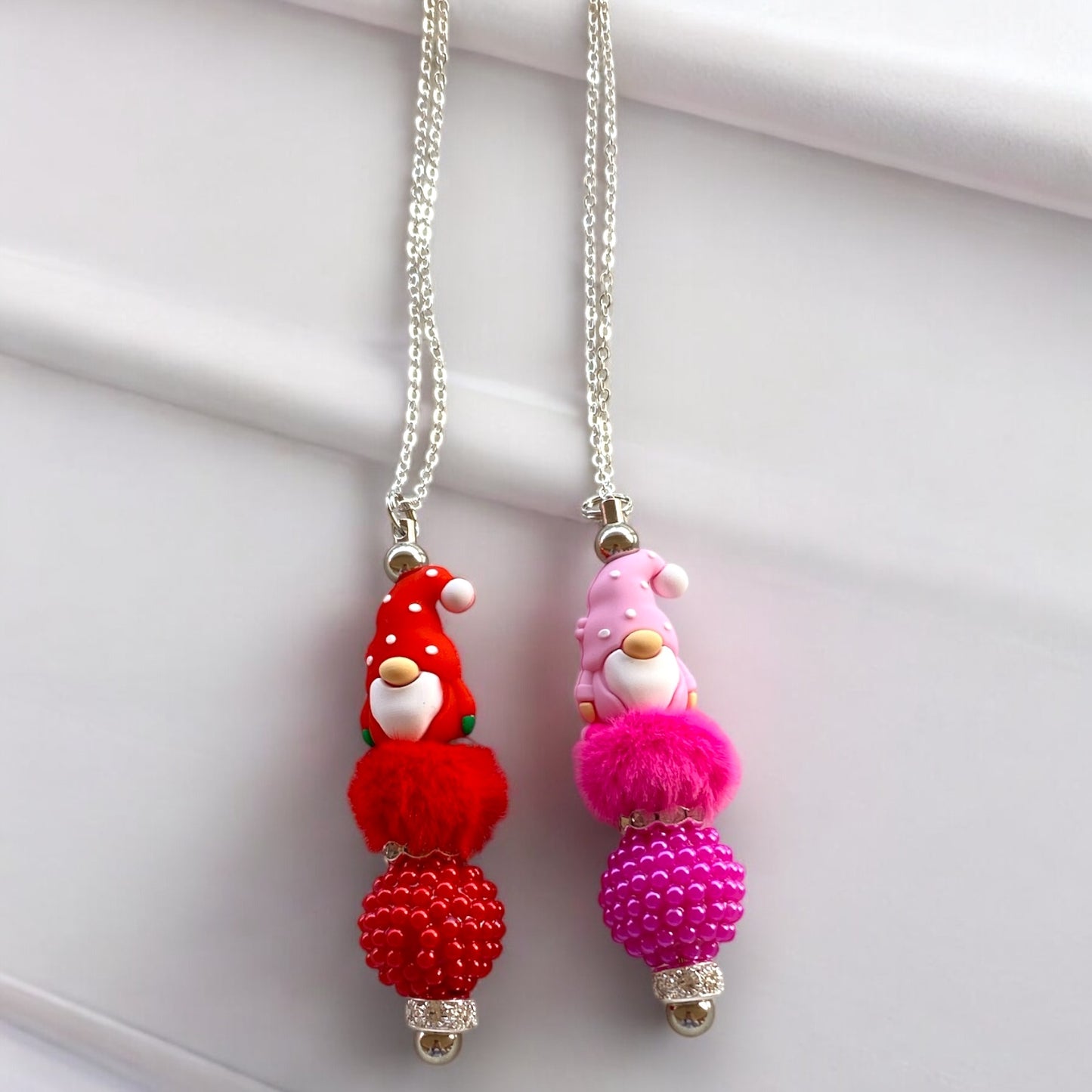 CK-124 - "Valentine's Day Gnome" BFF Neckalces