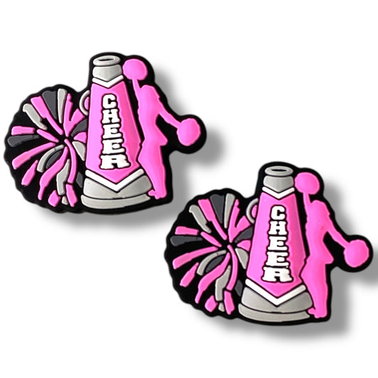 X179-  “Cheer” Silicone Focal Bead (1 Count)