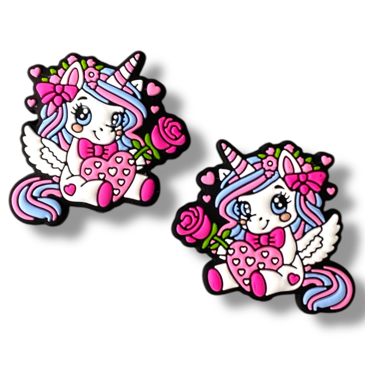 X73-  “Unicorn” Silicone Focal Bead (1 Count) (