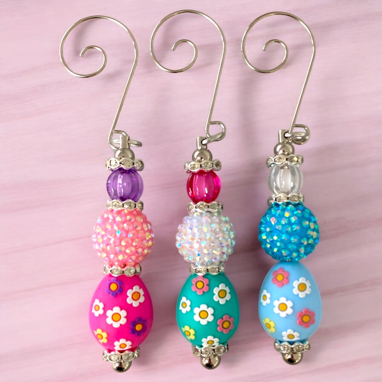 CK- 104- "Easter Basket Hanging Charms" 27 Piece Bead Kit