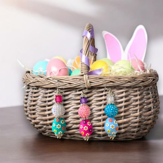 CK- 104- "Easter Basket Hanging Charms" 27 Piece Bead Kit