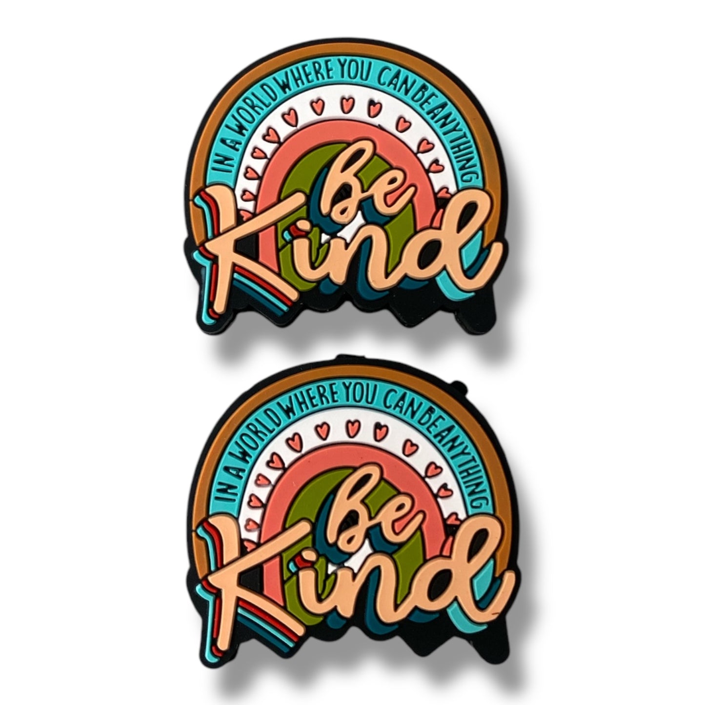 e646 - "Be Kind” Silicone Focal Bead (1 Count)