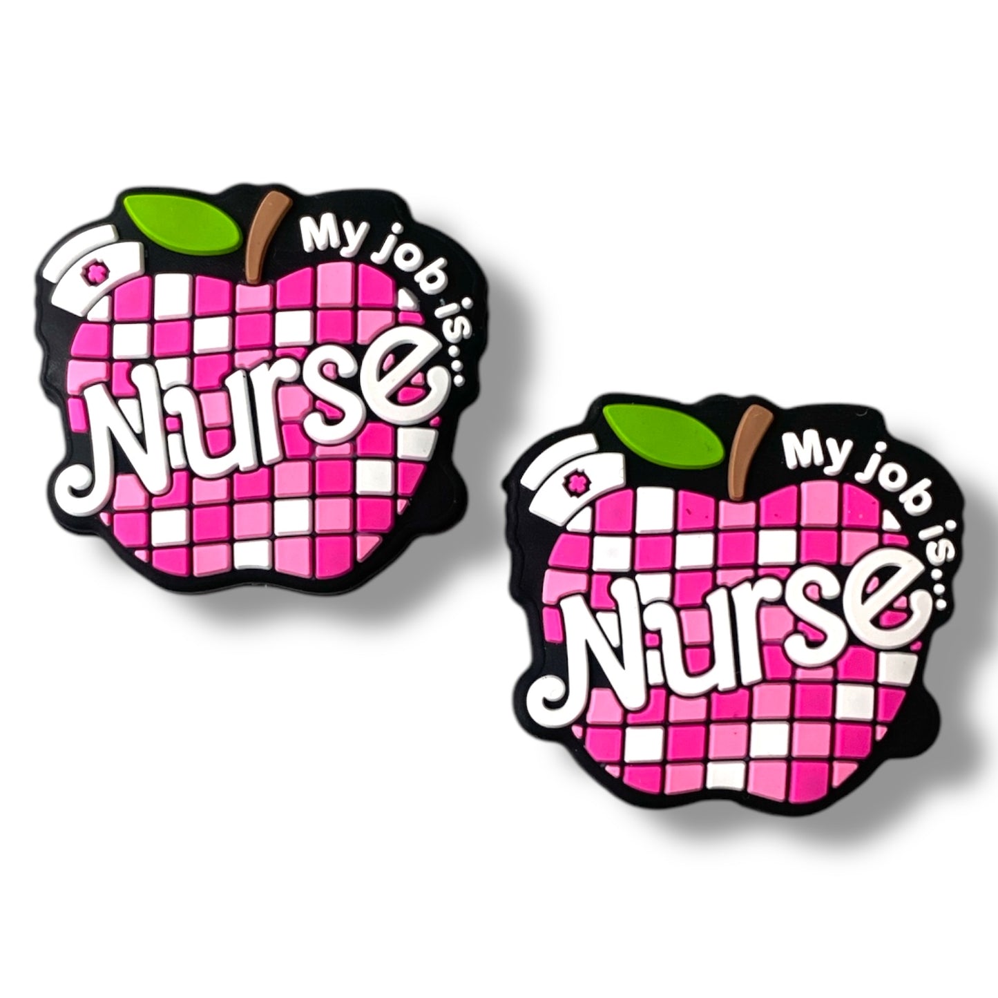 T144 - "Disco Nurse" Silicone Focal Bead (1 Count)