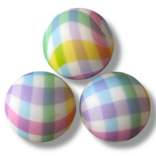 #733 - 15mm "Pastel" Silicone Beads