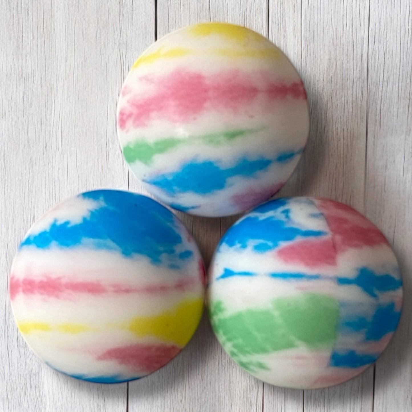 #749 - 15mm "Pastel Marble" Silicone Beads