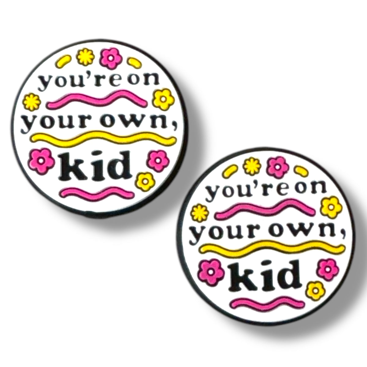h1002 - "You're On Your Own Kid" Focal (1 Count) Bead Silicone