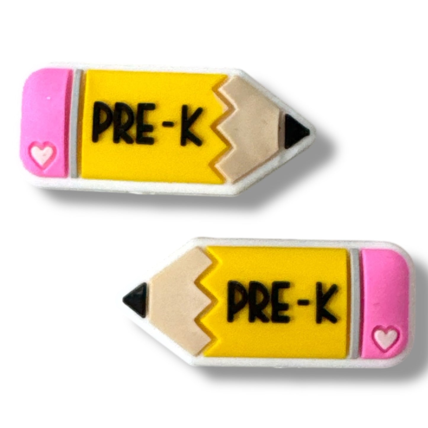 X338-  "Pre-K" Silicone Focal Bead  (1 Count)