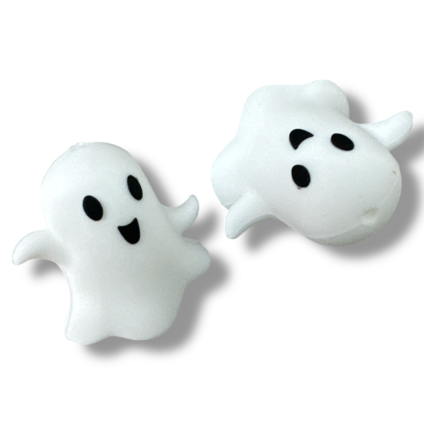 h842- "3D Ghost" Silicone Focal Bead