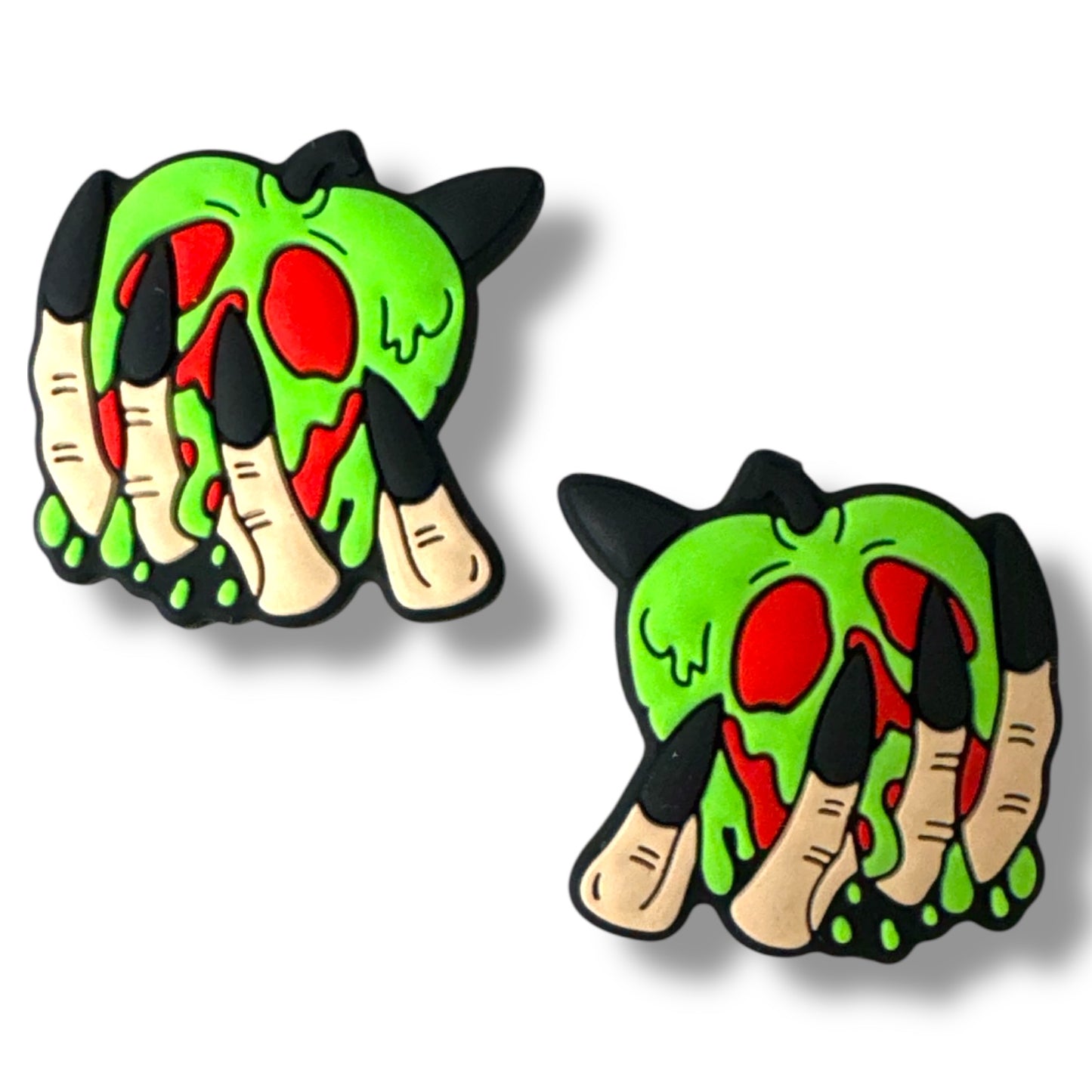 h870 - "Poison Apple"  Silicone Focal Bead