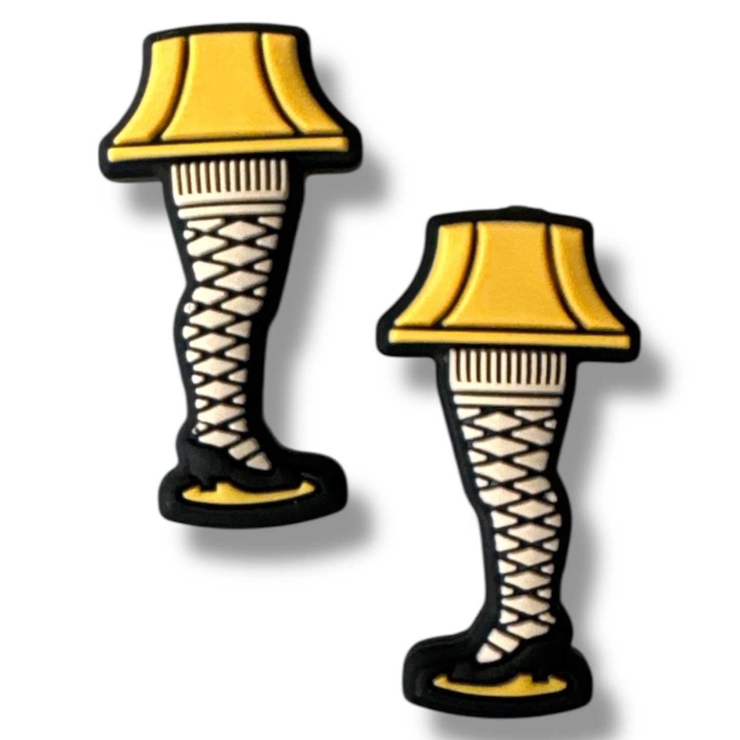 h877- "Lamp Leg" Silicone Focal Bead
