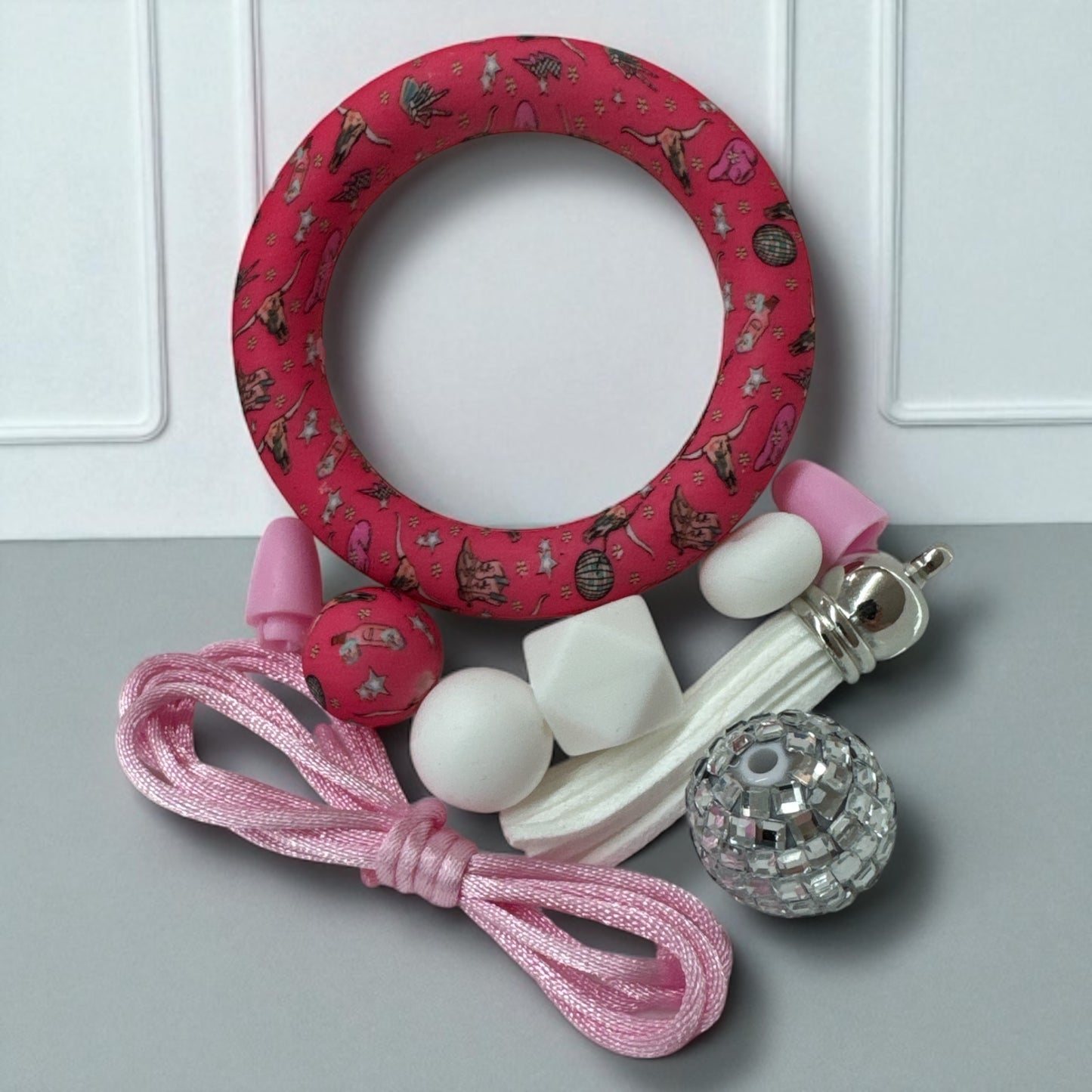 CK- 236- ✨ “Pink Rodeo” DIY Car Charm Kit ✨