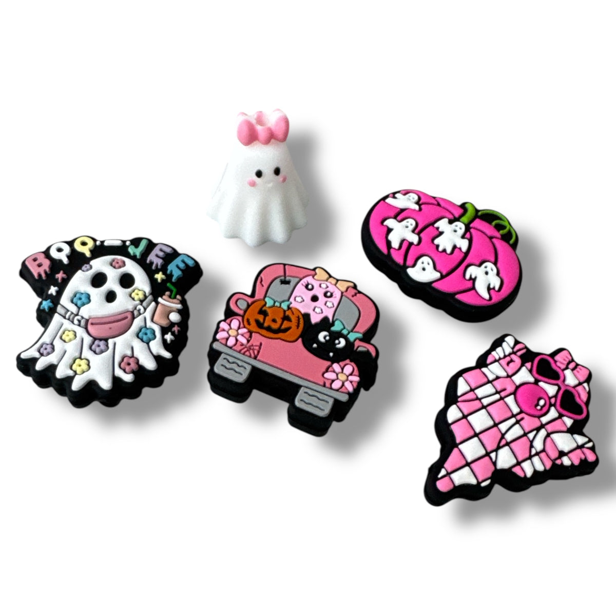CK- 126-   15mm “Oh Hey Boo” 70 Count Mixed Pack Beads (w/glow beads)