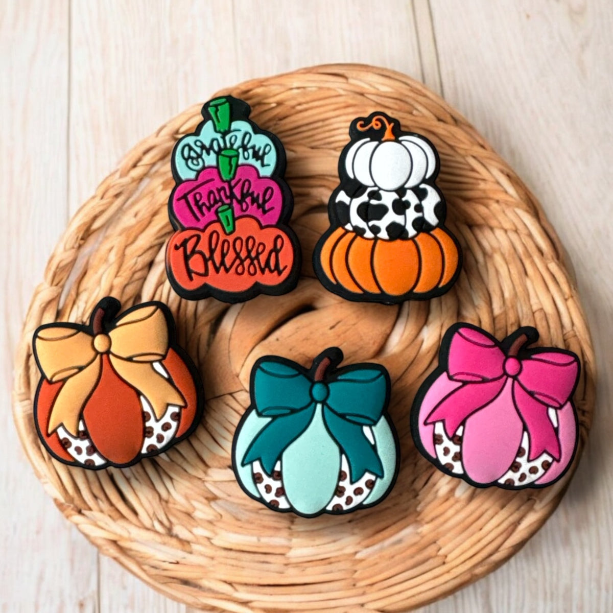 CK- 117-  15mm "Thankful"  65 Count Mixed Pack Beads