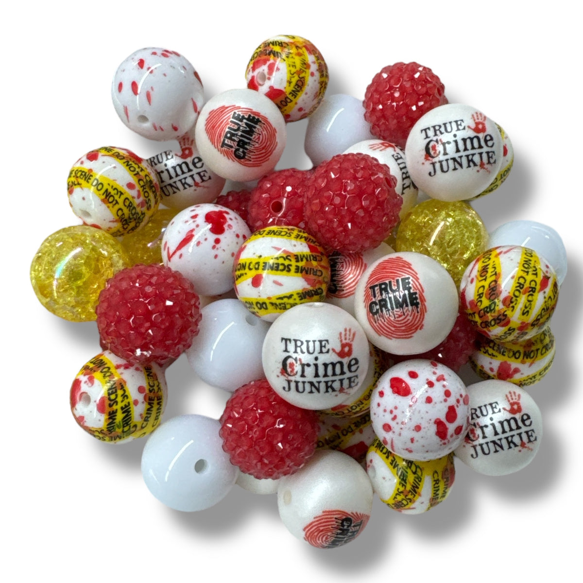 CK-14 - 🔪 20mm "True Crime" (50 Count) Bead Pack 🔪
