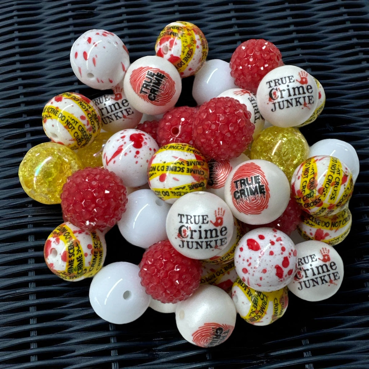 CK-14 - 🔪 20mm "True Crime" (50 Count) Bead Pack 🔪