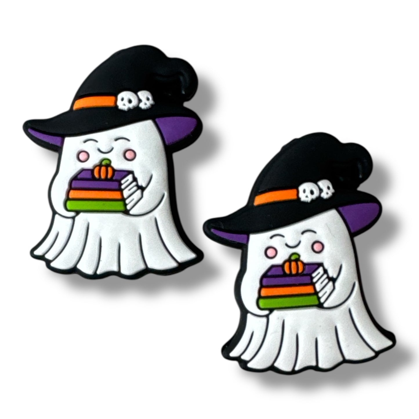 h952- "Book Ghost" Silicone Focal Bead