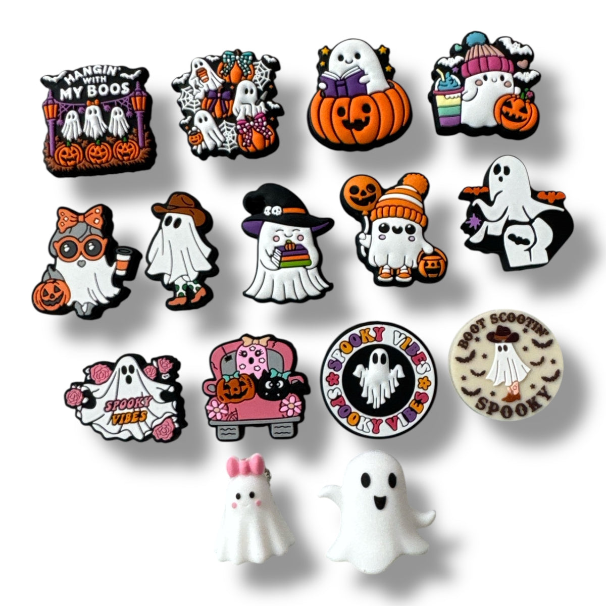 A80-   "Ghost" Silicone Focal 15 Bead Set