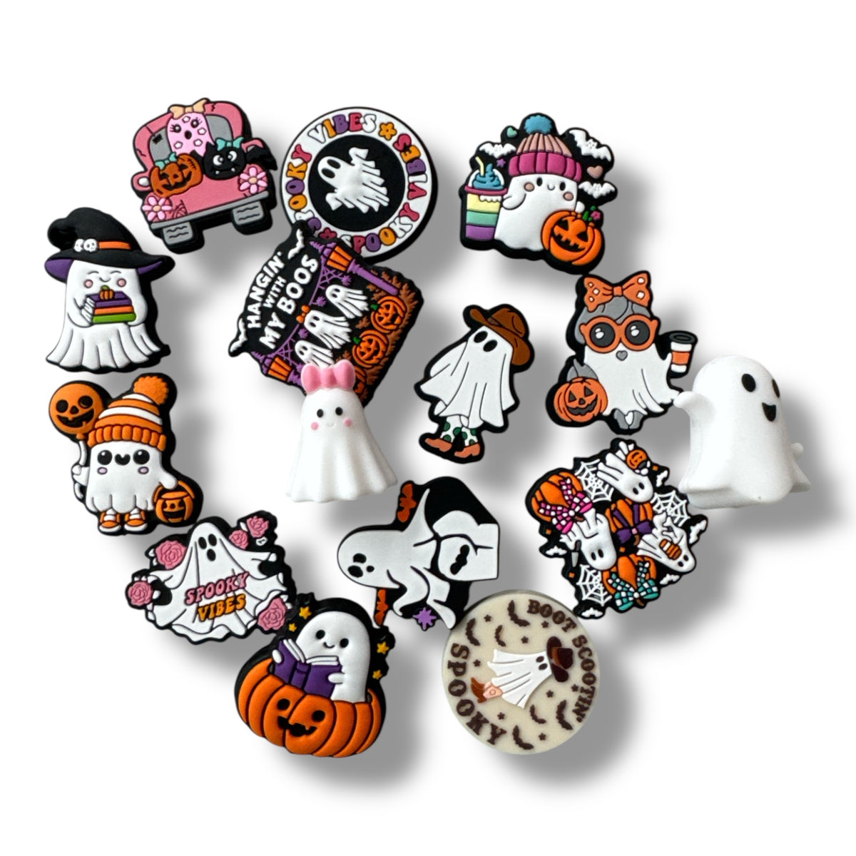 A80-   "Ghost" Silicone Focal 15 Bead Set