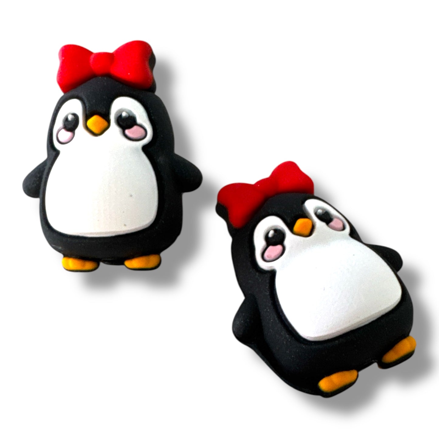 T368- "3D Penguin" Silicone Focal Bead