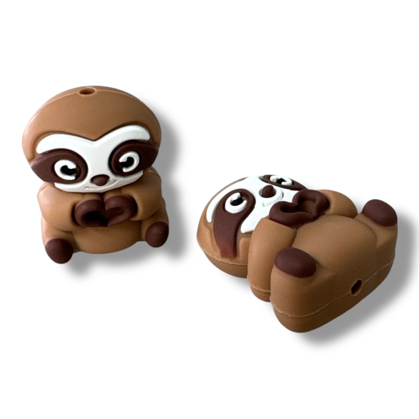 T373- "3D Sloth" Silicone Focal Bead