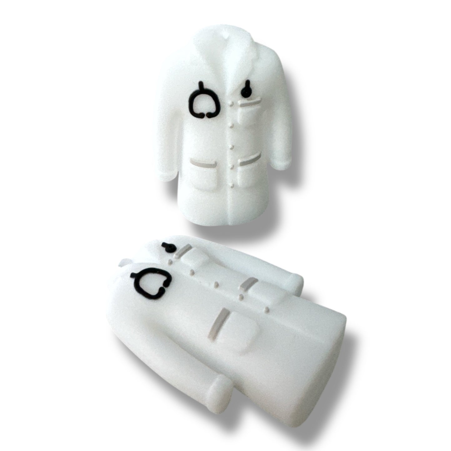 T156- "3D Medical Coat" Silicone Focal Bead
