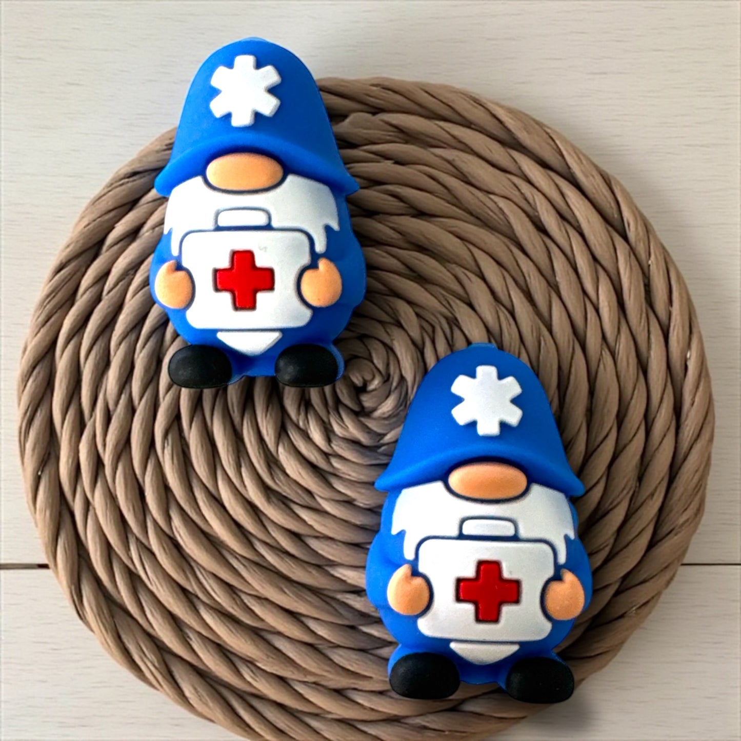T205 "3D Medic Gnome" Silicone Focal Bead