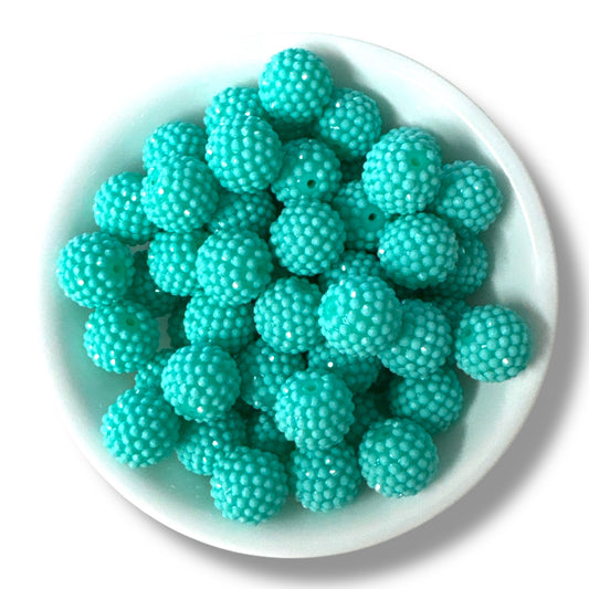 #1227 -  20mm Tiffany Jelly Rhinestone  Beads (1 Count)