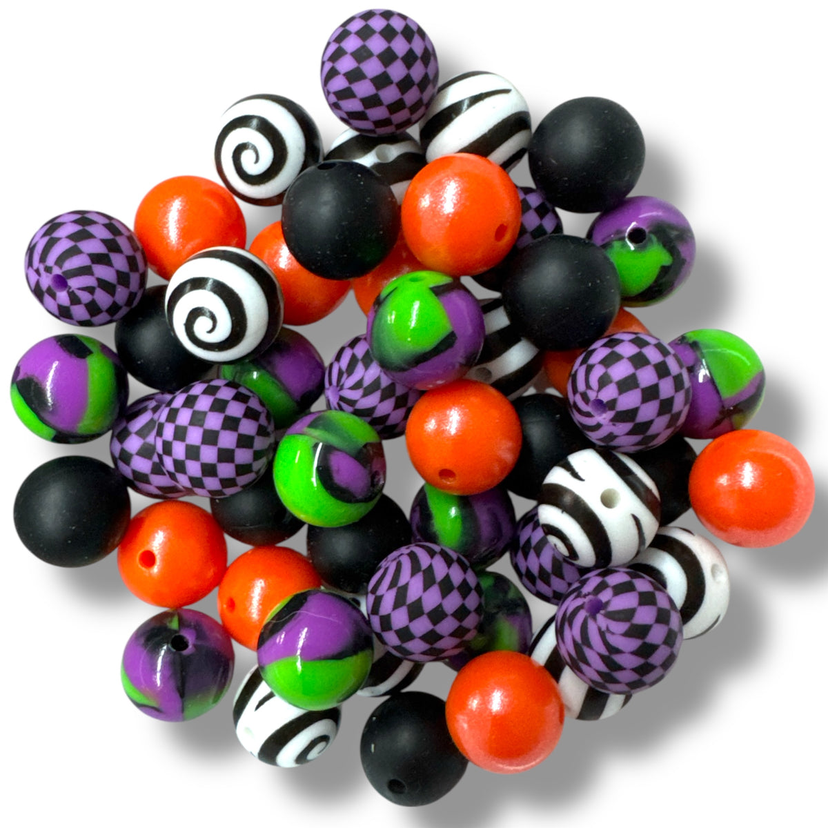 CK- 326-  15mm “Witchy” 50 Count Mixed Pack Silicone  Beads