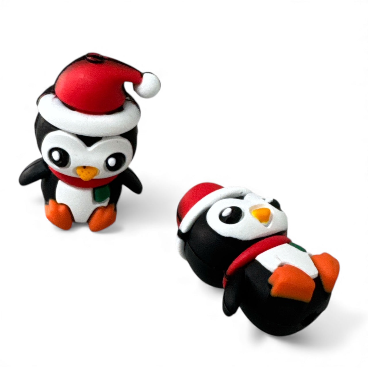 X20- "3D Penguin" Silicone Focal Bead