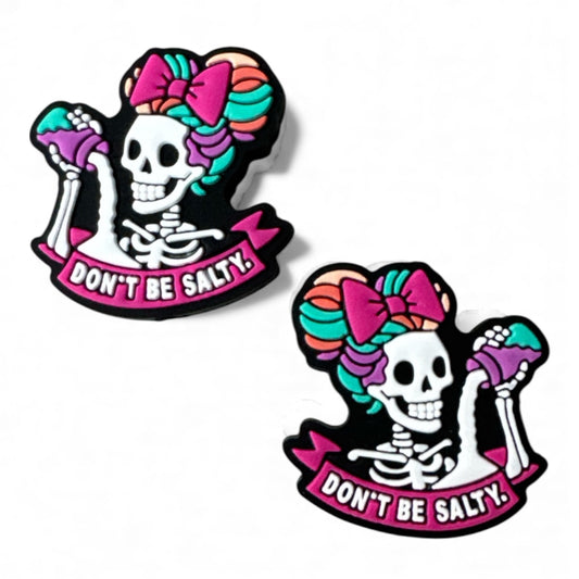 h1004- "Don't Be Salty" Silicone Focal Bead