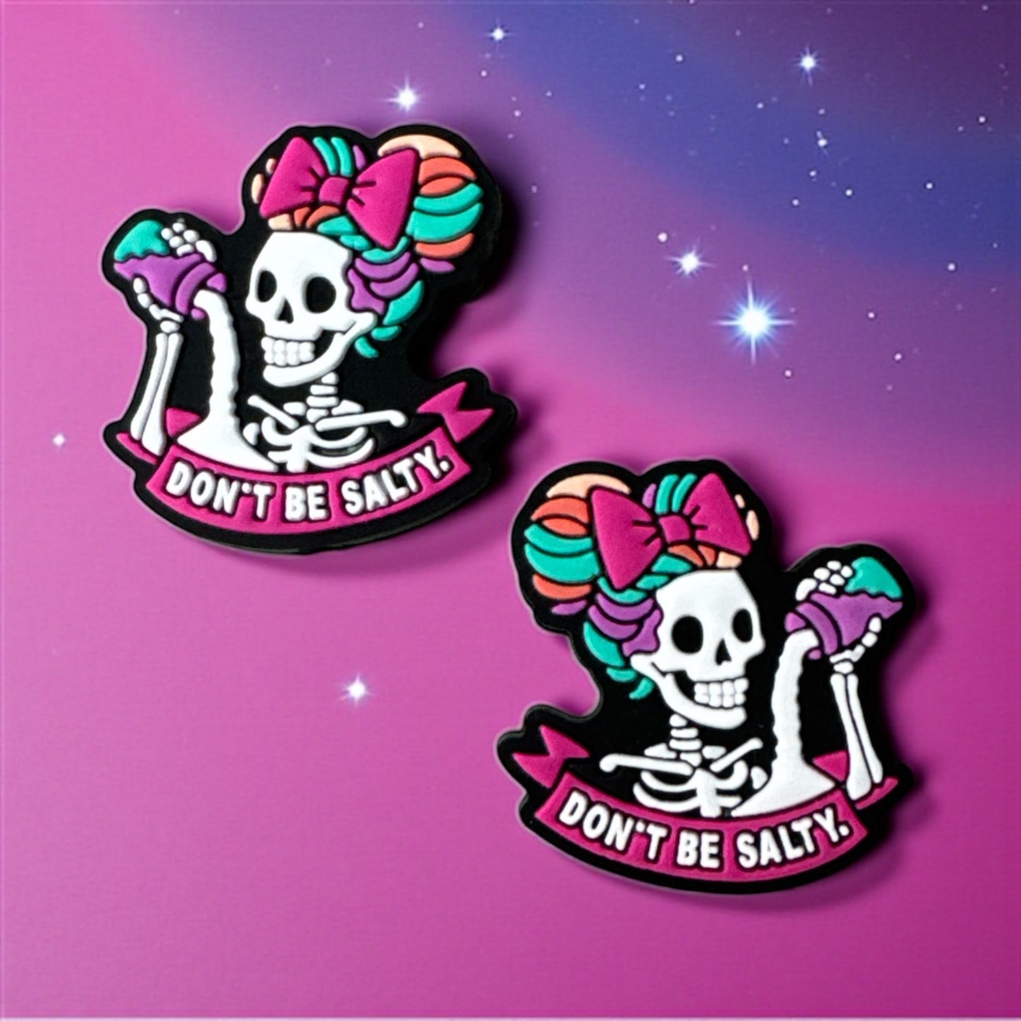 h1004- "Don't Be Salty" Silicone Focal Bead