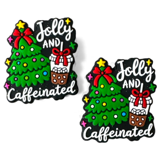 X22- "Jolly & Caffeinated" Silicone Focal Bead