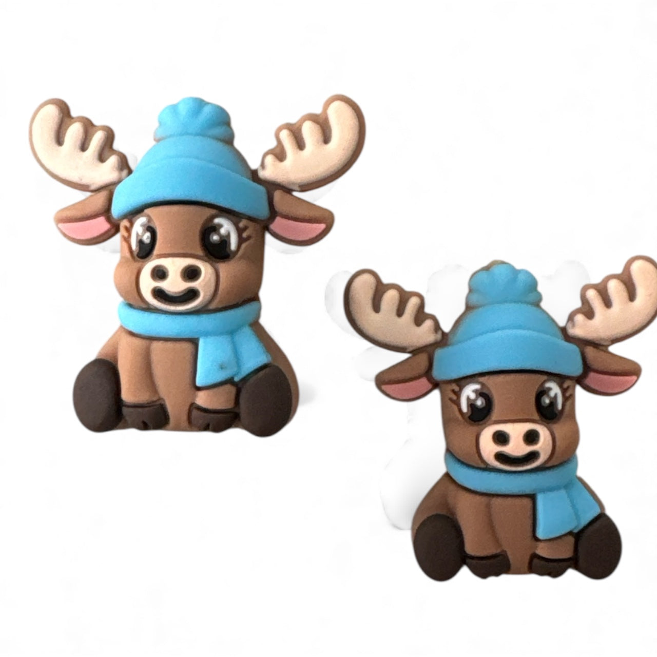 X119- "3D Moose" Silicone Focal Bead