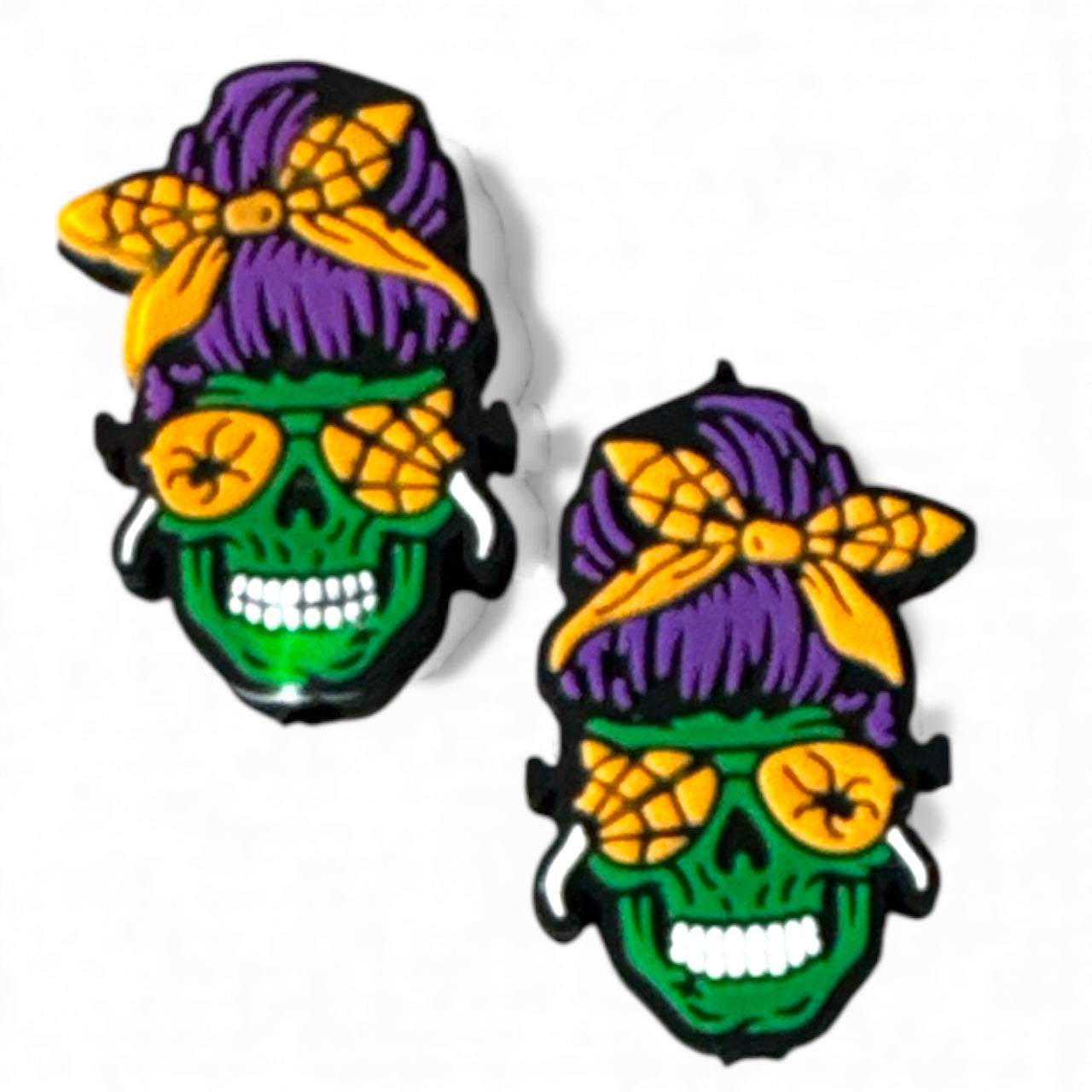 h976- "Mombie" Silicone Focal Bead