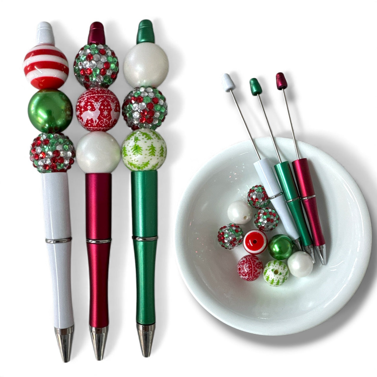 CK- 105-  ✨  “Oh Christmas Tree” DIY Beadable Pen Pack ✨