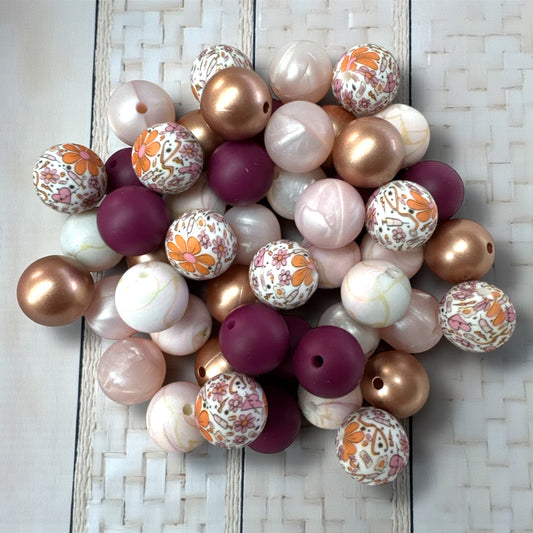 CK- 174- 🩺 Heart of a Healer – Medical Silicone Bead Mix | 15mm (50 Count) 🩺