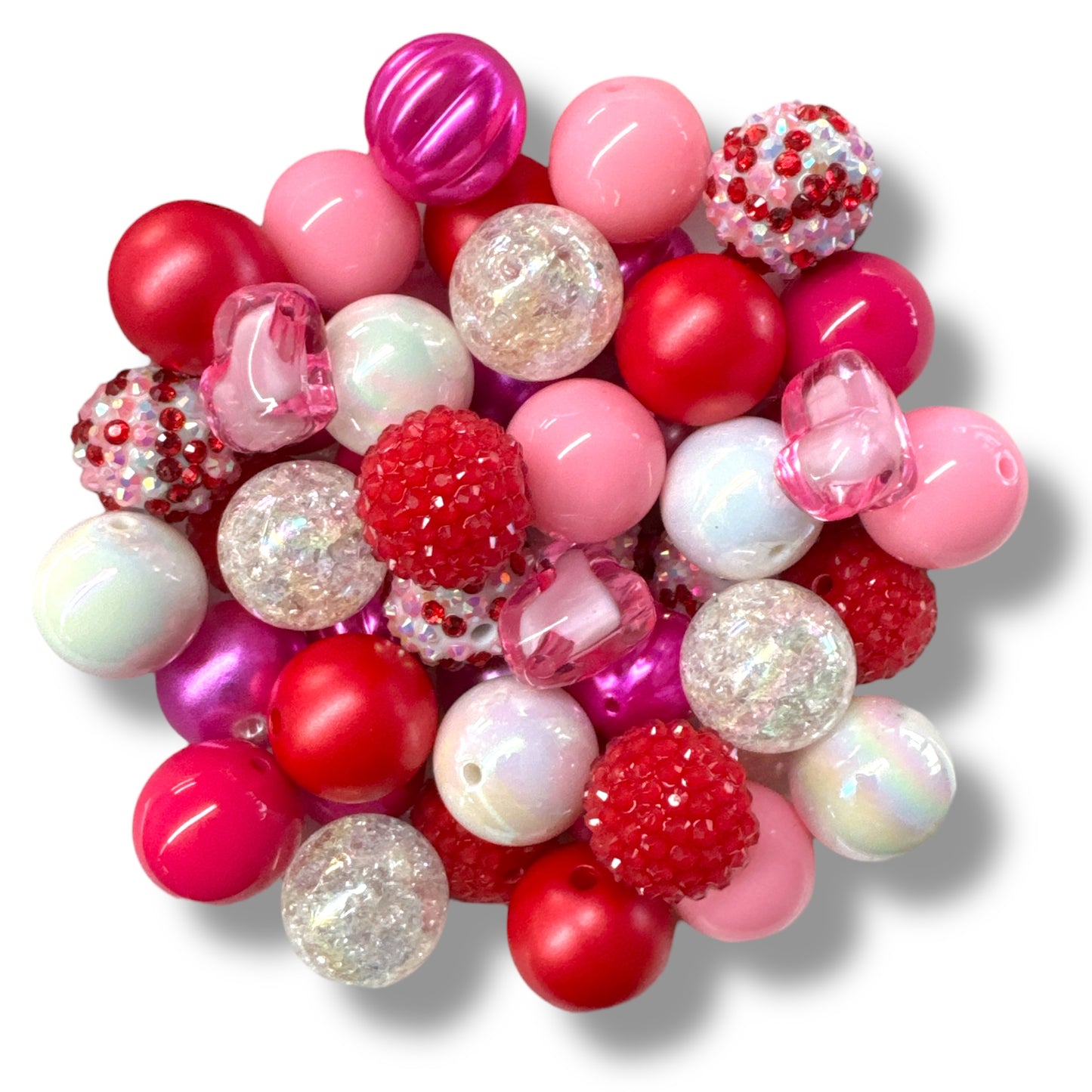 Z/26 -  💖 Valentine’s Day Acrylic Bead Mix – 50 Count