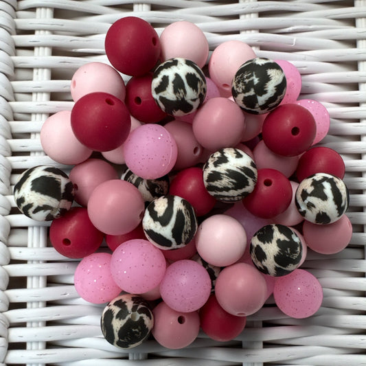 CK-214- 💋 Wild Romance – Silicone Bead Lot (50 Count)