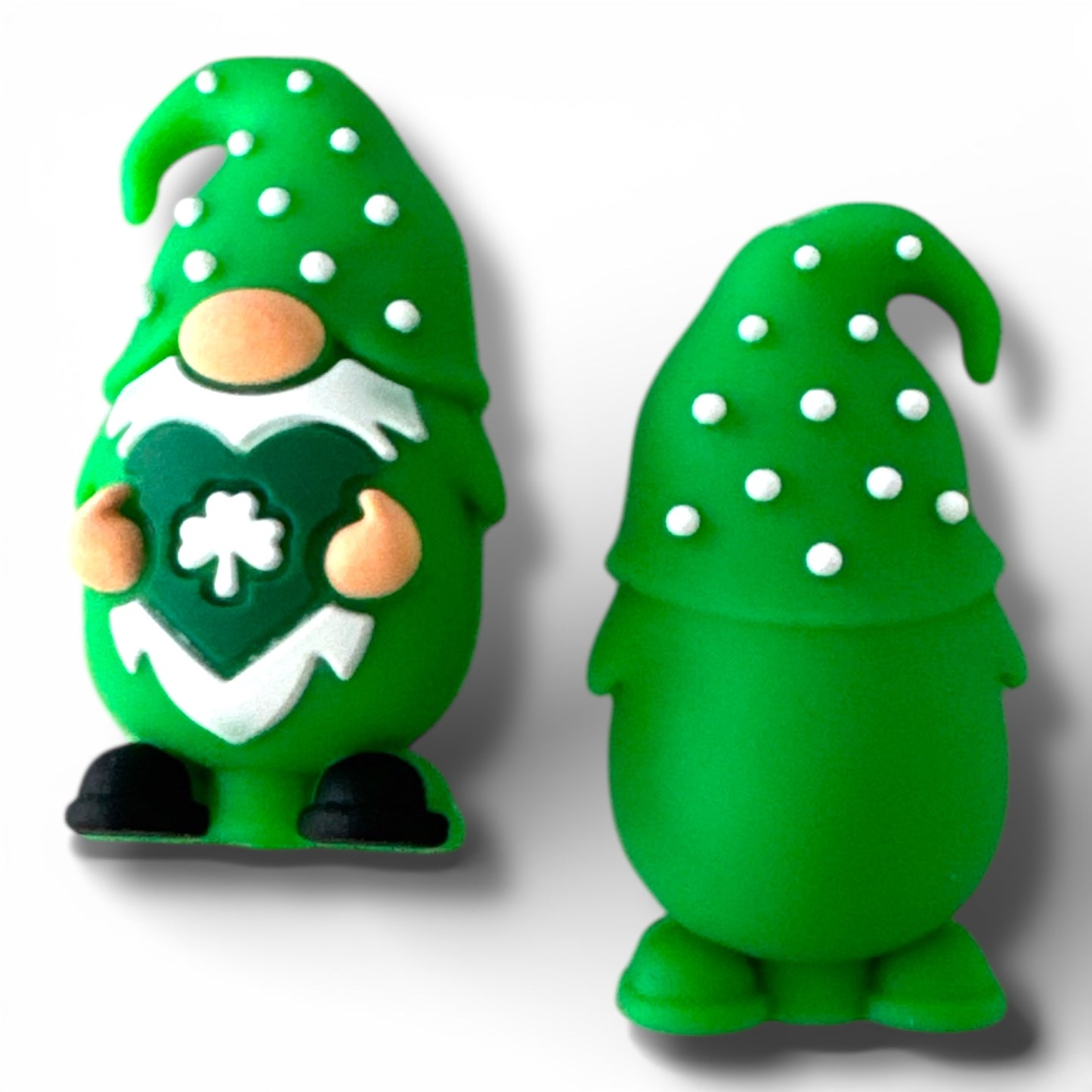 X055-  “3D Lucky Gnome” Silicone Focal Bead (1 Count)