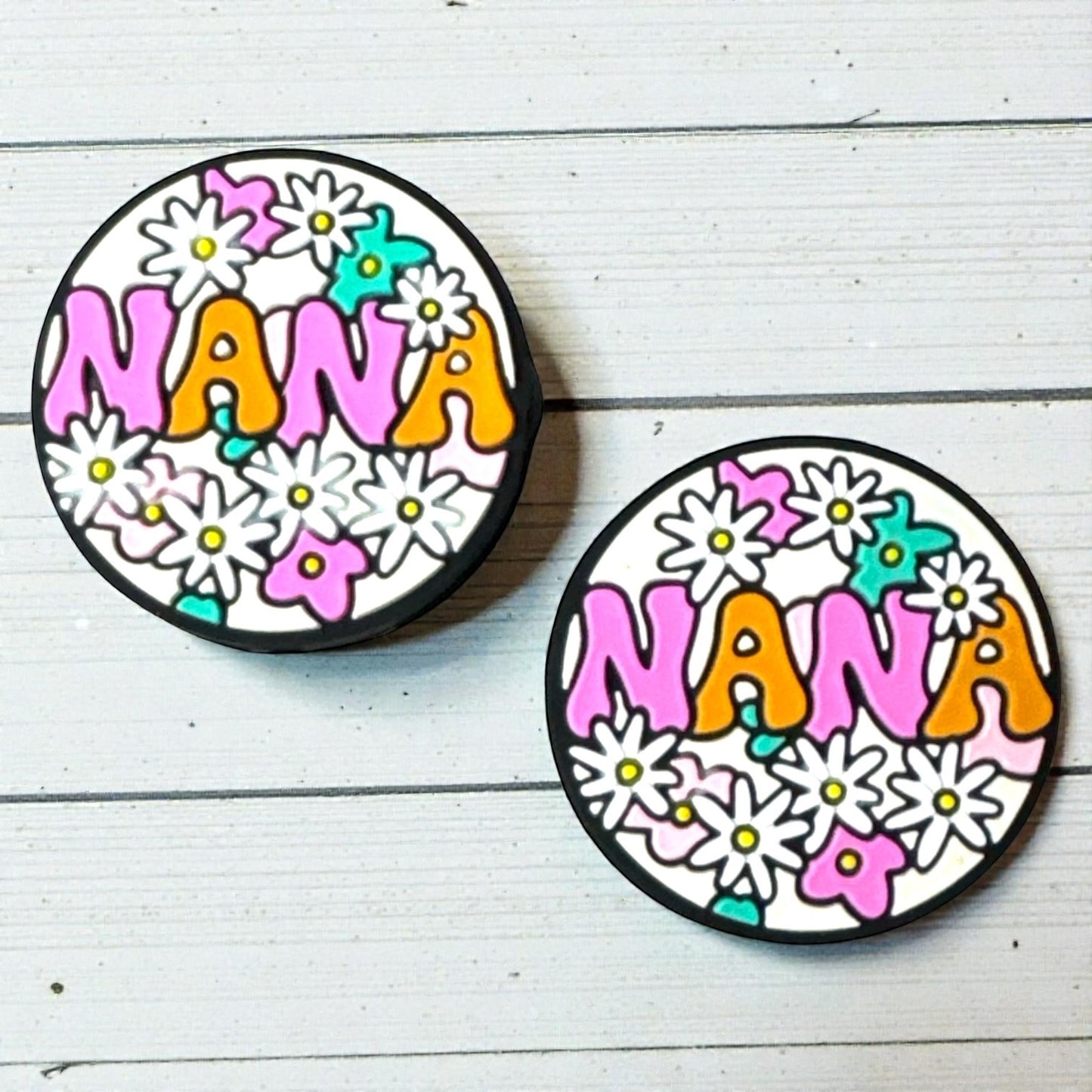 X068-  “Nana” Silicone Focal Bead (1 Count)