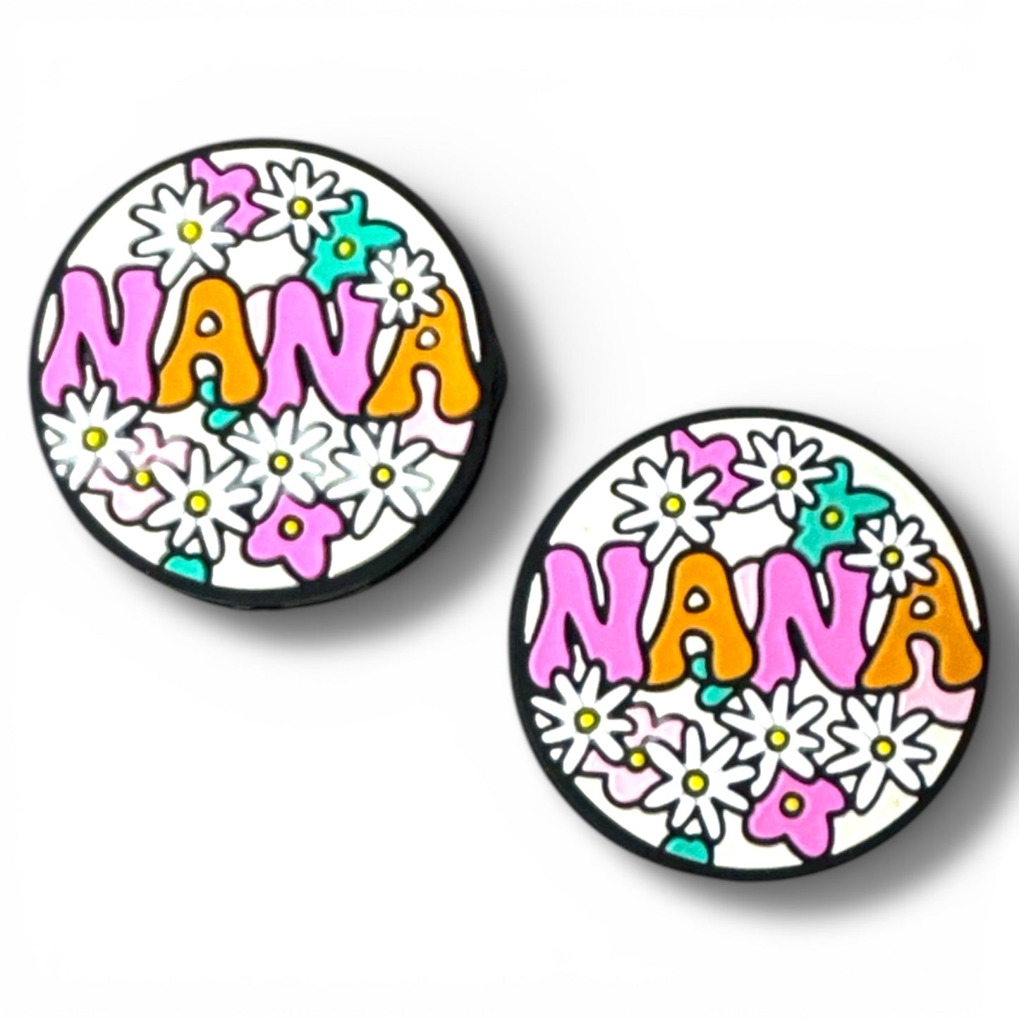 X068-  “Nana” Silicone Focal Bead (1 Count)