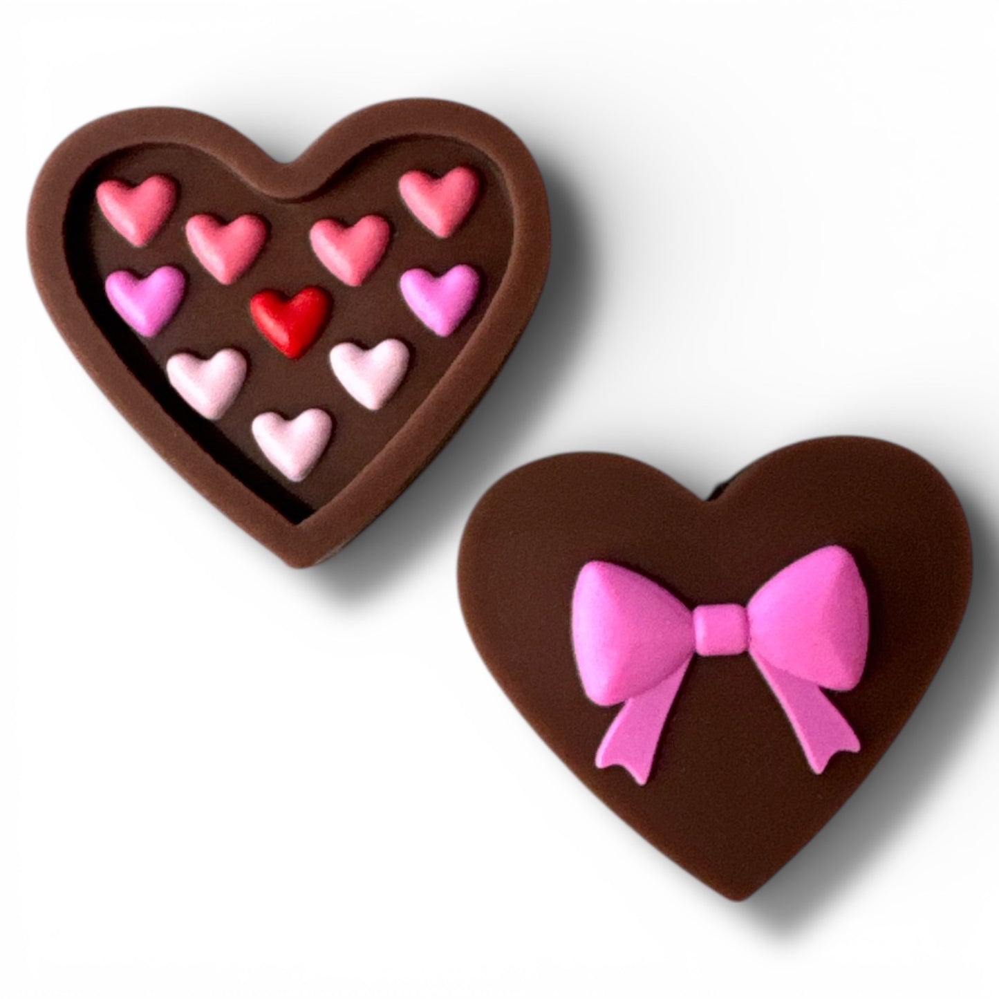X046-  “3D Box Of Chocolates” Silicone Focal Bead (1 Count)