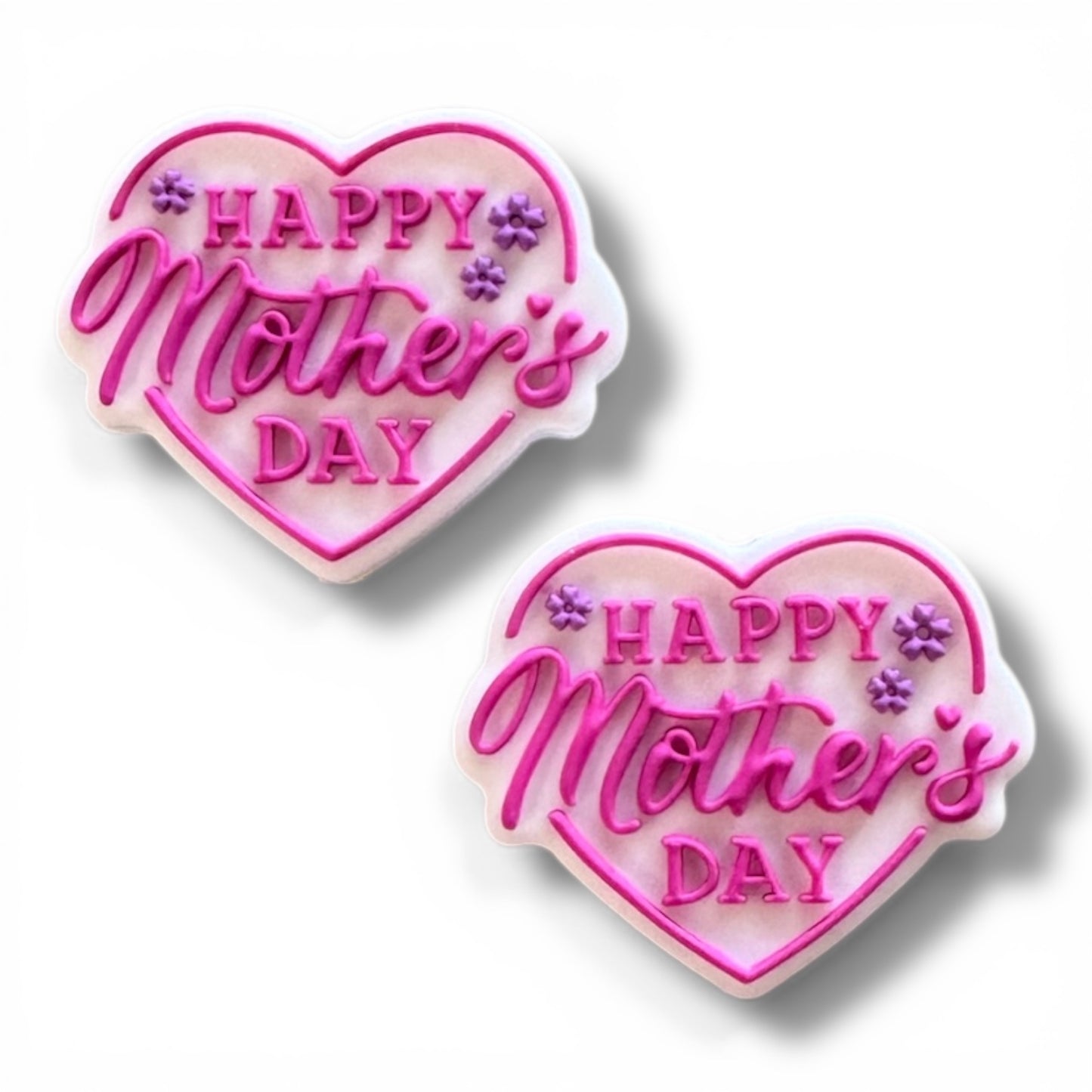 X151- "Happy Mothers Day"  Silicone Focal Bead for DIY Crafts (1 Count)