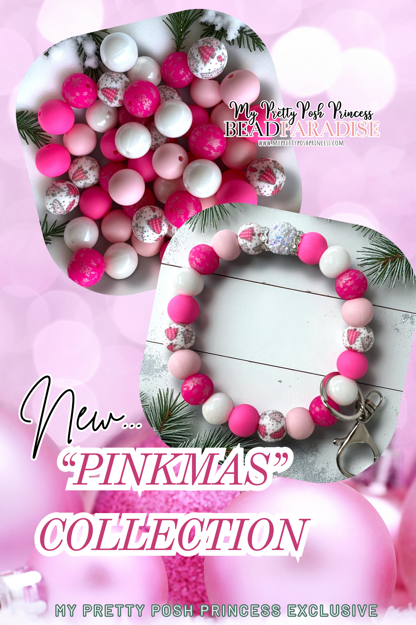 CK- 197-  💖  "Pinkmas" Wristlet Kit 💖